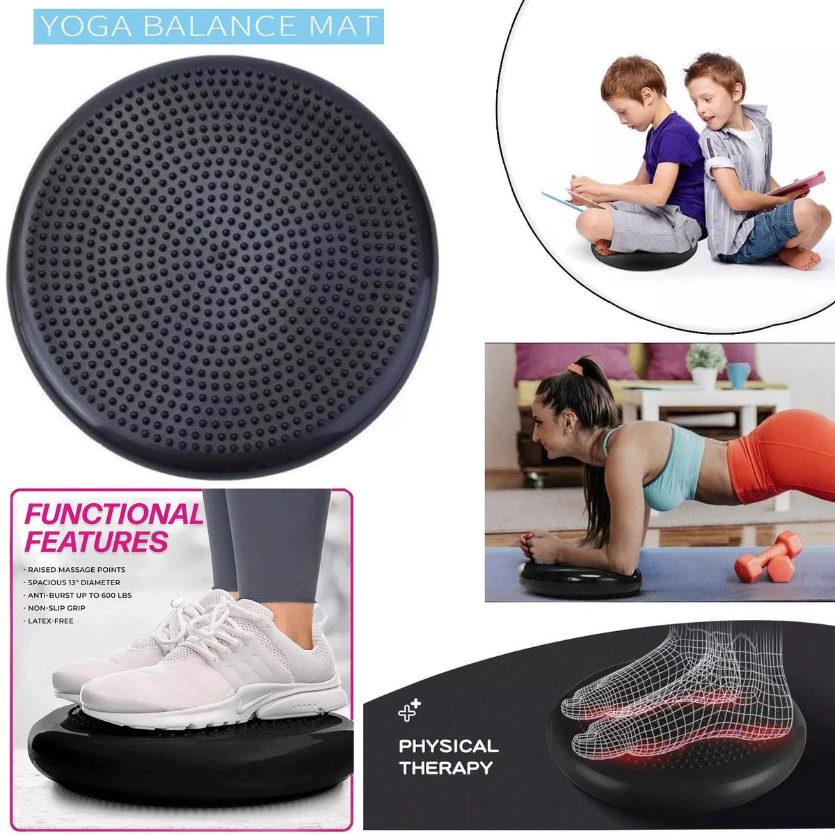 Multi purpose balance cushion